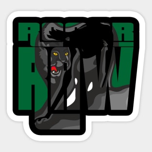 Buy Rooar Raw Panther - Roaring Panther Birthday Gift Shirt Sticker